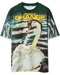 Burberry - Graphic Printed Crewneck T-Shirt - Lyst