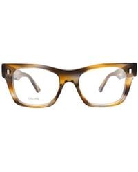 Celine - Geometric Frame Flat Mirror - Lyst
