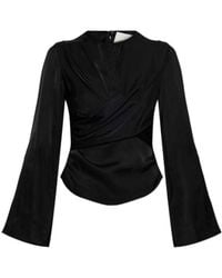 Isabel Marant - Long Sleeve Crewneck Top - Lyst