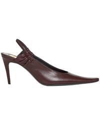 Saint Laurent - Pointed-Toe High-Heeled Sandals - Lyst