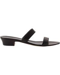 The Row - Open Toe Low Heel Sandals - Lyst