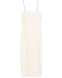 Peserico - Sleeveless Satin Midi Dress - Lyst