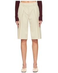 Frankie Shop - Bilbao Pleated Bermuda Shorts - Lyst