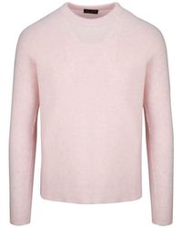Roberto Collina - Round-Neck Knitted Pullover - Lyst