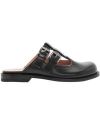Loewe - Campo Mary Jane Mules - Lyst