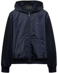 Prada - Zip-Up Hooded Jacket - Lyst