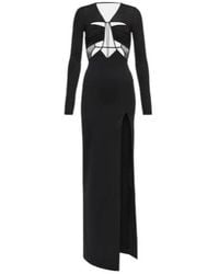 Nensi Dojaka - Cutout Jersey Maxi Dress - Lyst