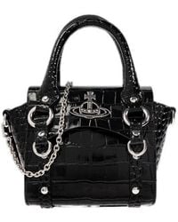 Vivienne Westwood - Orb Plaque Chained Tote Bag - Lyst