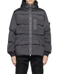 Stone Island - Compass Logo-Patch Padded Jacket - Lyst
