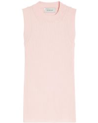 Sportmax - Tione Crewneck Sleeveless Tank Top - Lyst