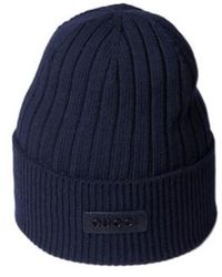 Gucci - Logo Patch Ribbed Beanie - Lyst