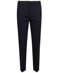 Pinko - Straight Leg Pleated Trousers - Lyst
