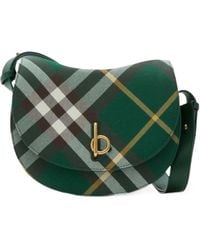 Burberry - Medium Rocking Horse Checked Shoulder Bag - Lyst