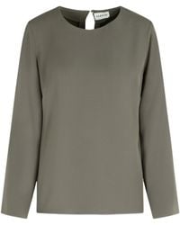 P.A.R.O.S.H. - P.A.R.O..H. Crewneck Blouse - Lyst