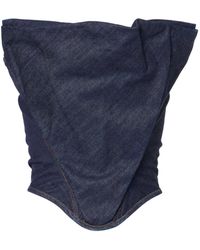 Magda Butrym - Re25 Denim Corset Top - Lyst