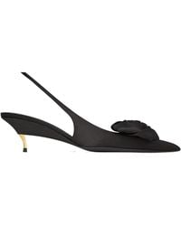Saint Laurent - Dakota Rose Detailed Slingback Pumps - Lyst