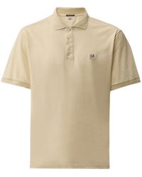 C.P. Company - Logo Patch Short Sleeve Polo Shirt - Lyst