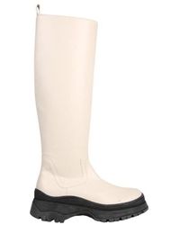 STAUD - Bow Mid-Calf Boots - Lyst