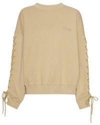 ROTATE BIRGER CHRISTENSEN - Lace-Up Sleeve Sweater - Lyst
