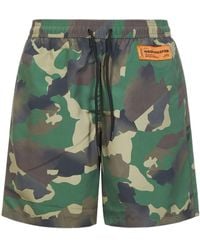 Heron Preston - Camouflage Printed Drawstring Swim Shorts - Lyst