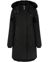 Moose Knuckles - Logo Plaque Hooded Down Parka - Lyst