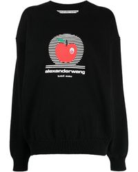 Alexander Wang - Logo Pattern Sweater - Lyst