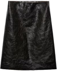 Prada - A-Line Midi Skirt - Lyst
