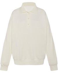 The Row - Knitted Polo Sweatshirt - Lyst