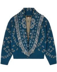 Alanui - Bandana Jacquard Cardi-Bomber - Lyst