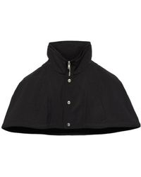 Prada - Hooded Short Cape - Lyst