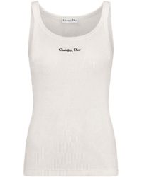 Dior Tank Top in White | Lyst