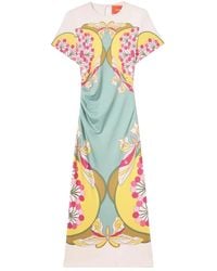 La DoubleJ - La Doublej Placée Lela Printed Dress - Lyst