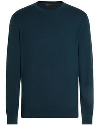 ZEGNA - Dark Vellus Aureum Crewneck - Lyst