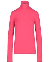 Bottega Veneta - Roll-Neck Long-Sleeve Top - Lyst