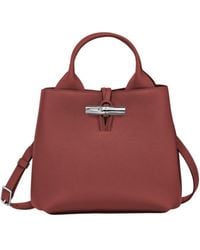 Longchamp - Le Roseau S Top Handle Bag - Lyst