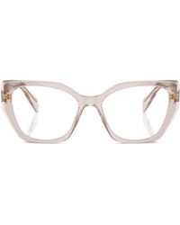 Prada - Eyewear Cat-Eye Frame Glasses - Lyst