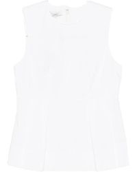 Vince - Sleeveless Zip-Back Top - Lyst