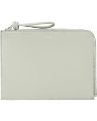 Jil Sander - Zipper Clutch - Lyst