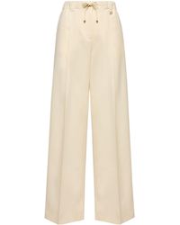Moncler - Wool Gabardine Tailored Pants - Lyst