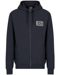 EA7 - Logo And Hat Casual Jacket - Lyst