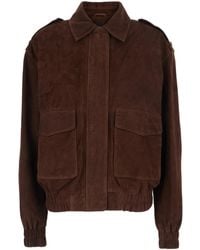 Arma - Halti Suede Bomber Jacket - Lyst