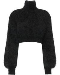Max Mara - Cut-Out Turtleneck Knitted Top - Lyst