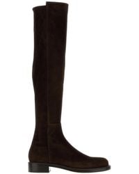 Stuart Weitzman - Round-Toe Knee-High Boots - Lyst