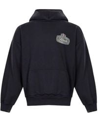 Rhude - Logo Printed Long-Sleeved Hoodie - Lyst