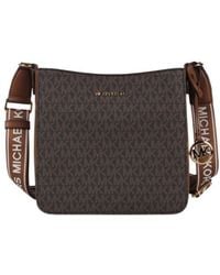 Michael Kors - Jet Set Travel Small Signature Logo Messenger Bag - Lyst