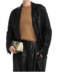 TOTEME - Long-Sleeve Leather Jacket - Lyst