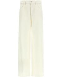 Brunello Cucinelli - Dyed Wide-Leg Jeans - Lyst