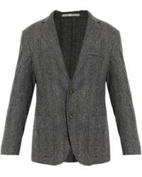 Eleventy - Herringbone Two-Button Blazer - Lyst