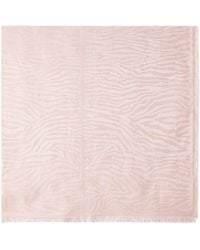 Fendi - Tiger Animalier Jacquard Silk And Cashmere Stole - Lyst