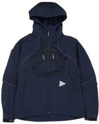 and wander - Hooded Jacket - Lyst